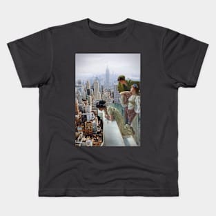 Manhattan view Kids T-Shirt